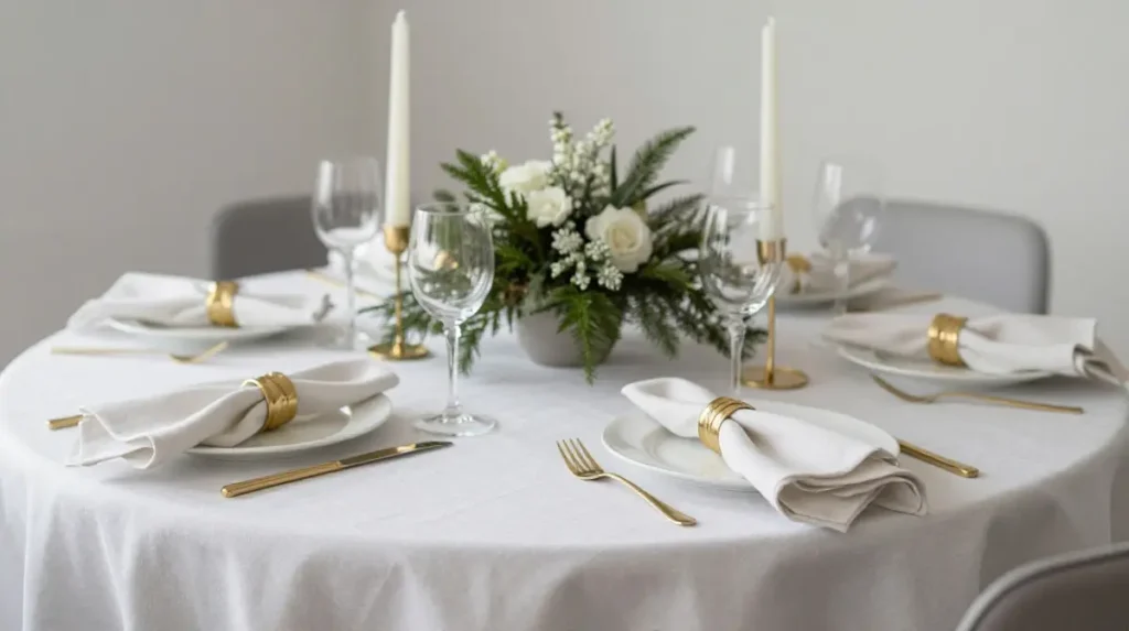 Style a Formal Christmas Table Setting