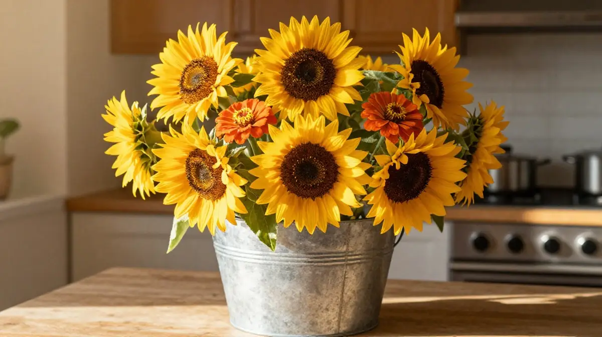 Sunflower Arrangements for a Cheerful Home Atmosphere