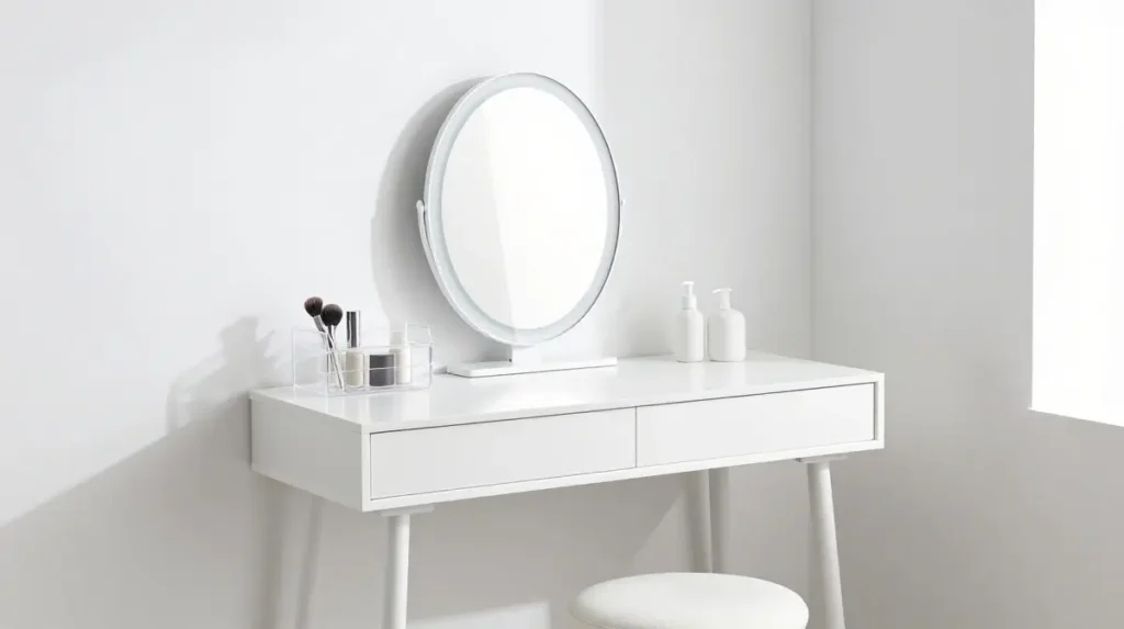 The All-White Minimalist Vanity