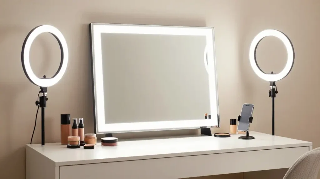 The Beauty Influencer Content Creator Desk