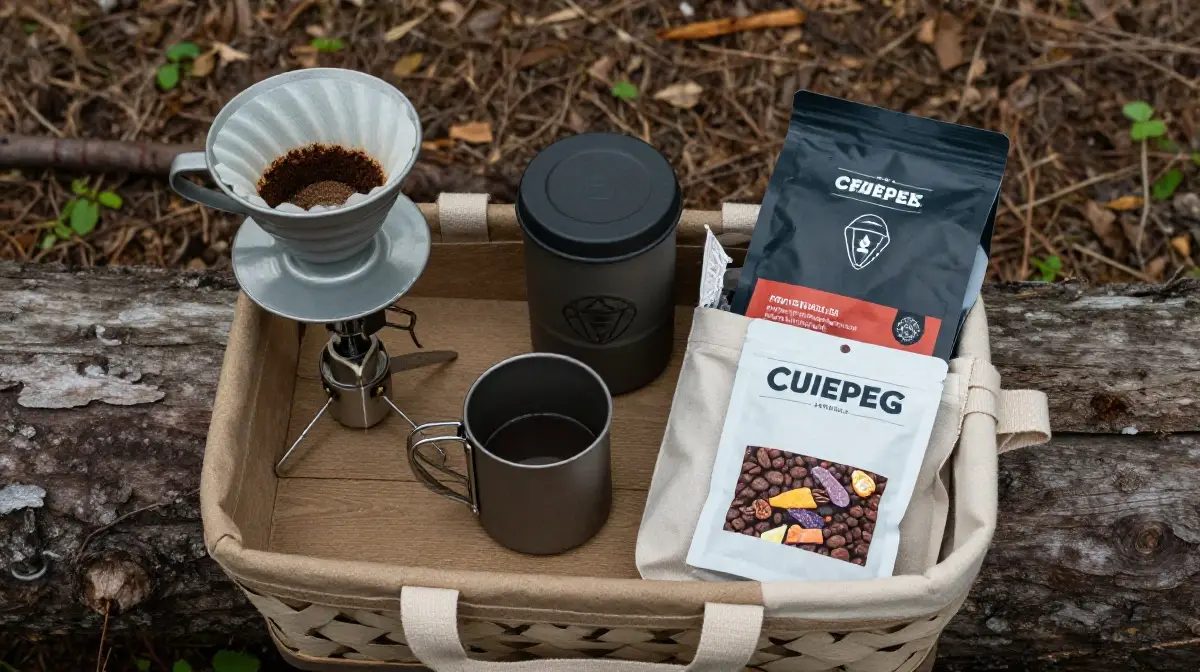 The Camping and Outdoor Coffee Basket