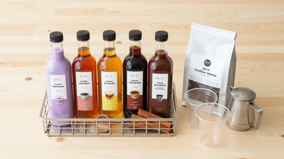 The DIY Coffee Syrup Basket