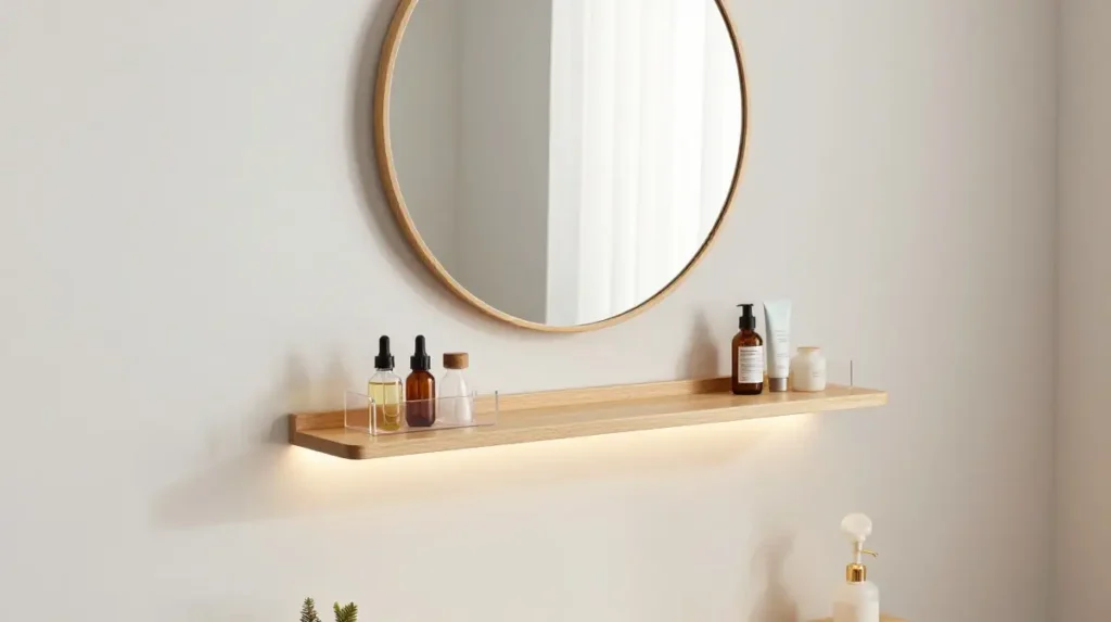 The Floating Vanity Shelf Idea