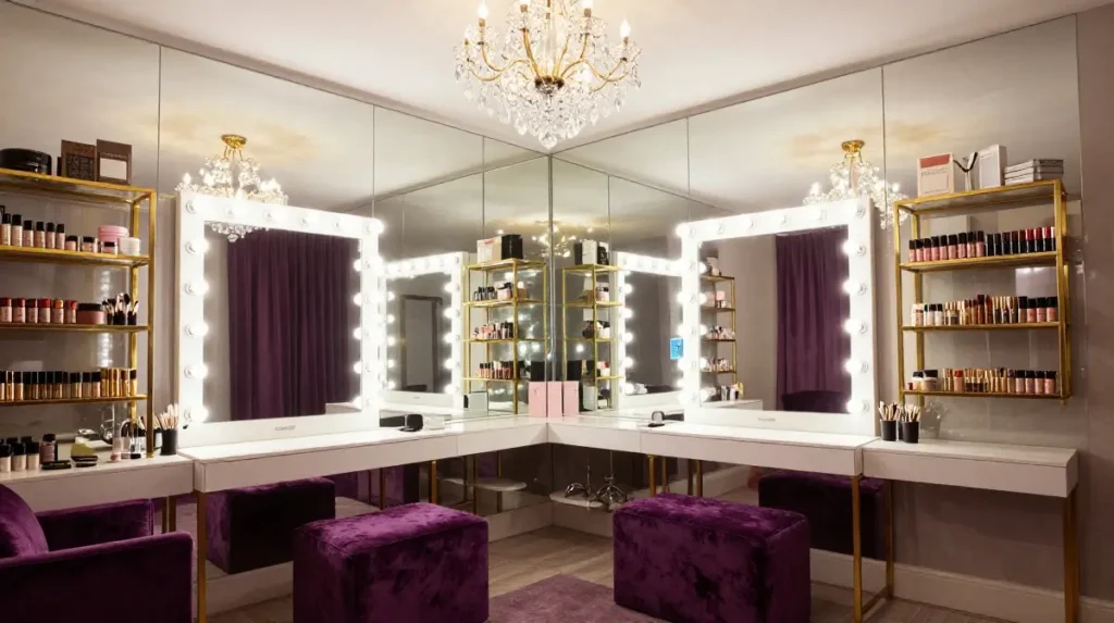 The Glam Room Decor Setup