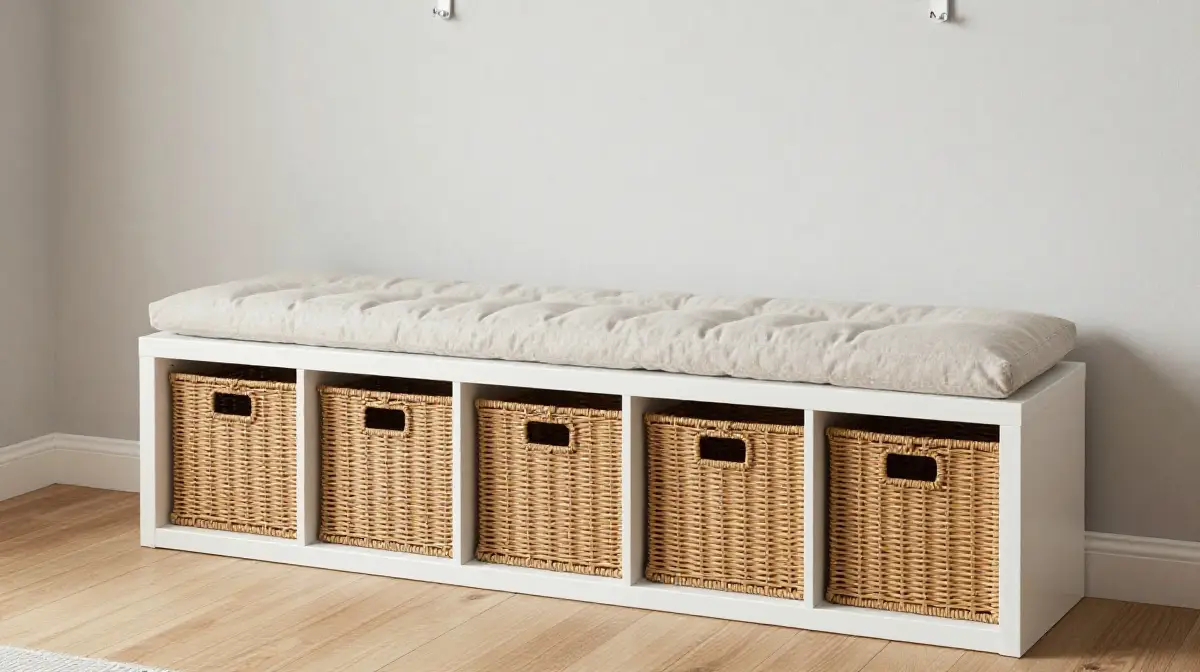 The KALLAX Bench Hack for Seating and Storage