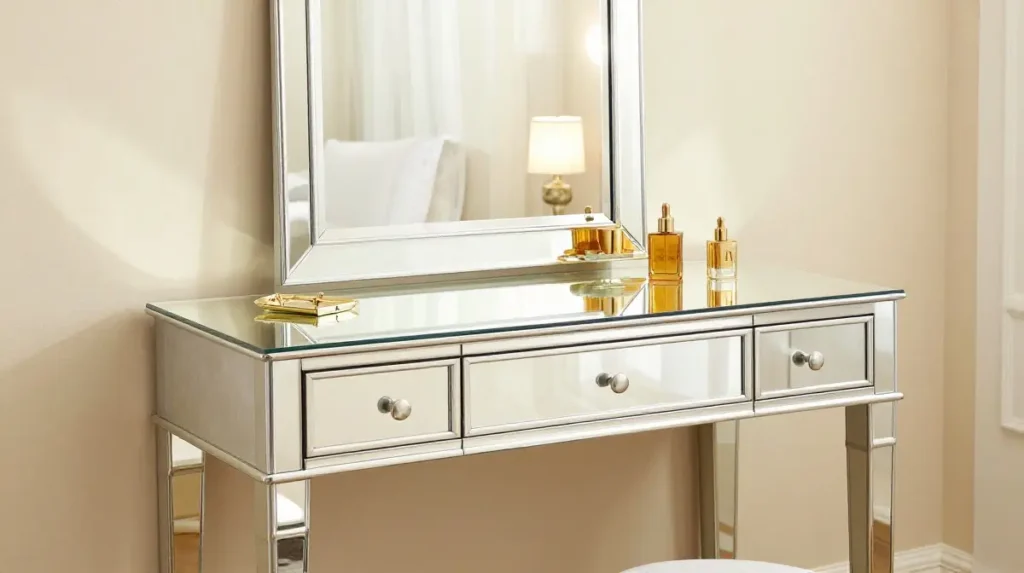 The Mirrored Furniture Vanity