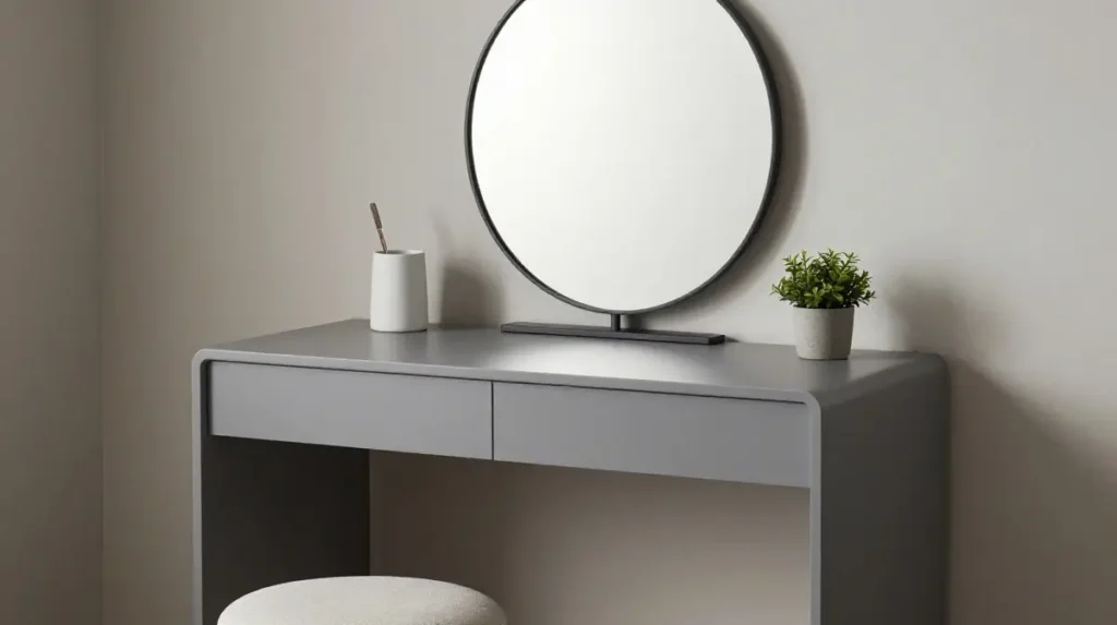 The Modern Minimal Beauty Desk