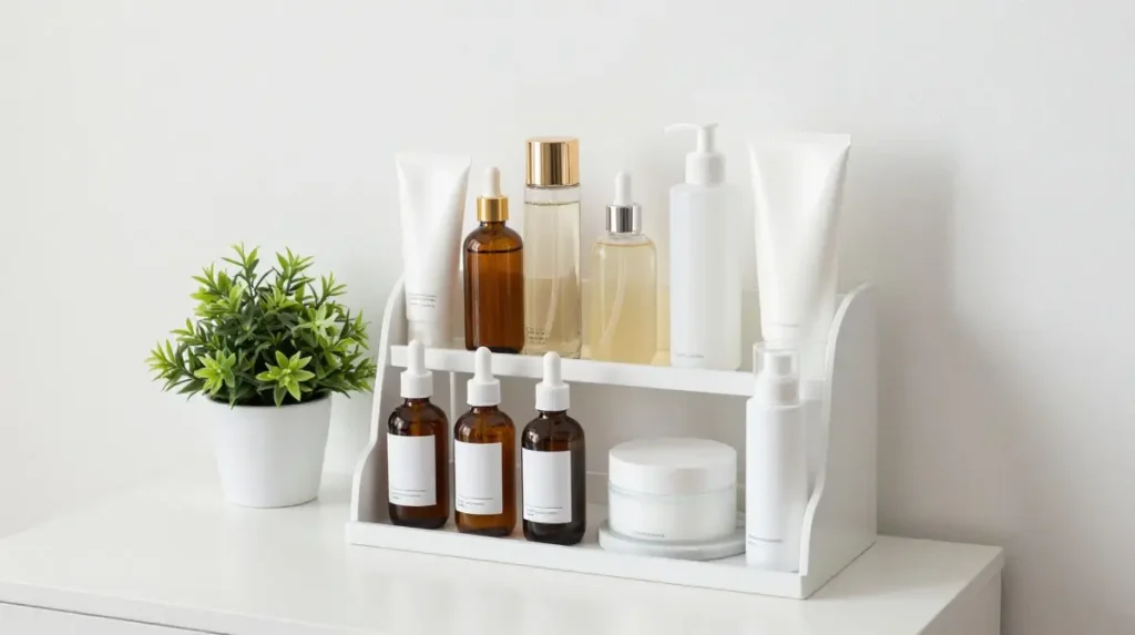 The Skincare Shelf Station