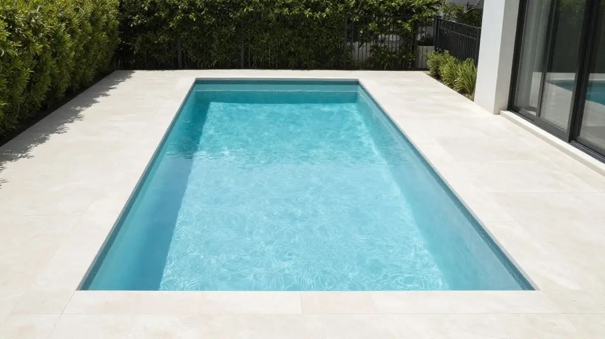 The Sleek Rectangular Lap Pool