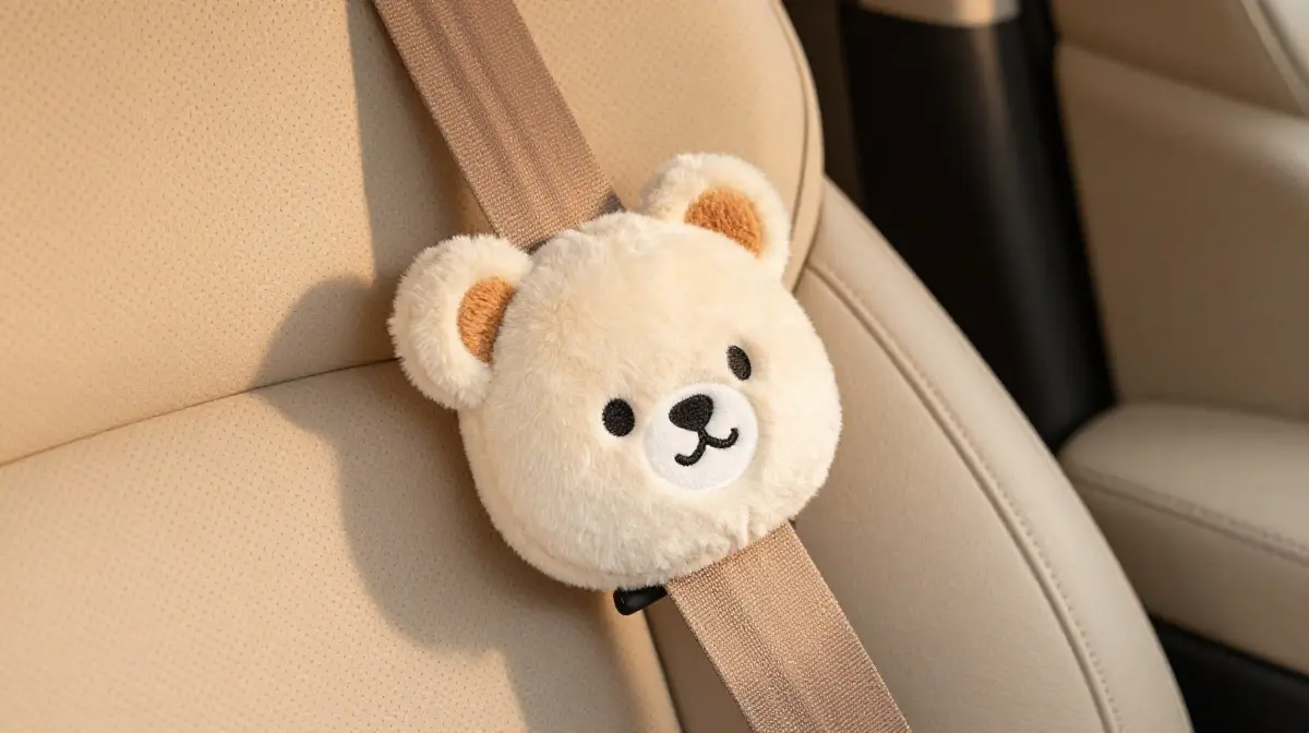Try a Decorative Seatbelt Cover