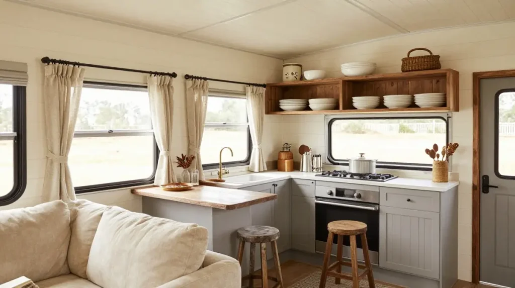 Try a Farmhouse Mobile Home Design Style