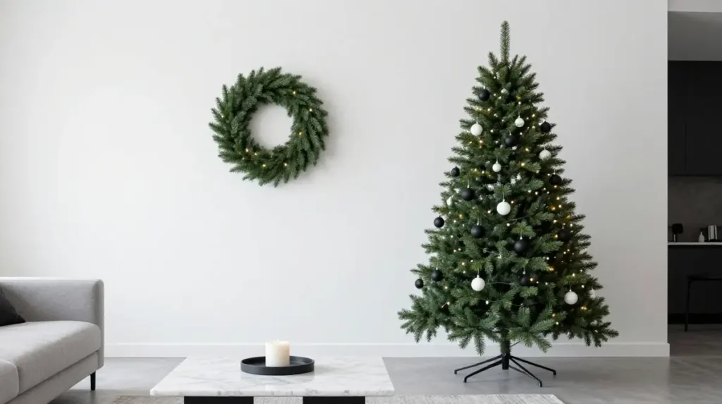 Try a Modern Minimalist Christmas Decor Theme
