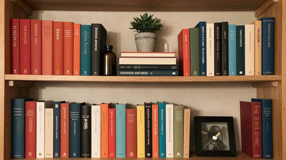 Use Books as Both Function and Decor
