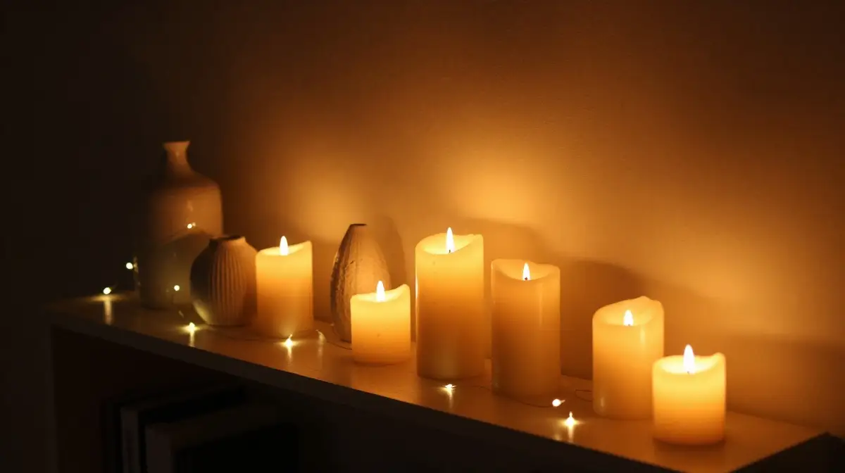 Use Candles and Lighting to Create Atmosphere