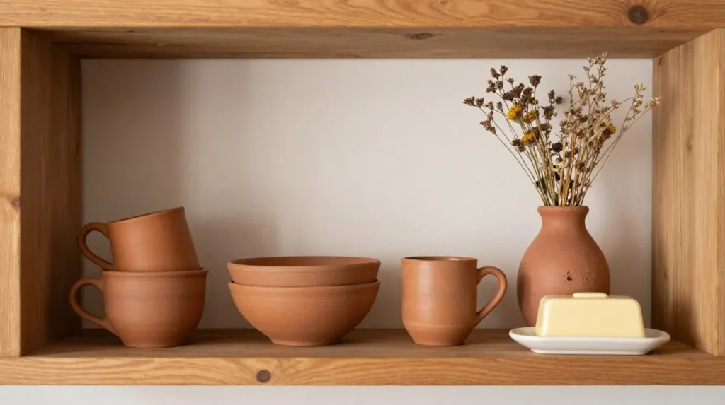 Use Clay and Ceramic Pieces as Styling Anchors