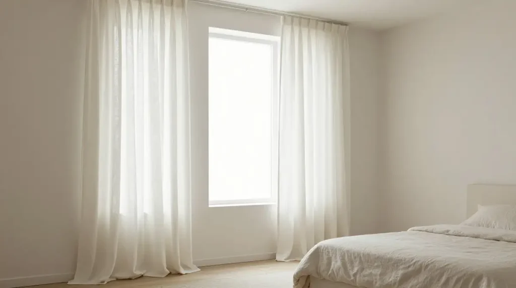 Use Curtains to Soften the Space