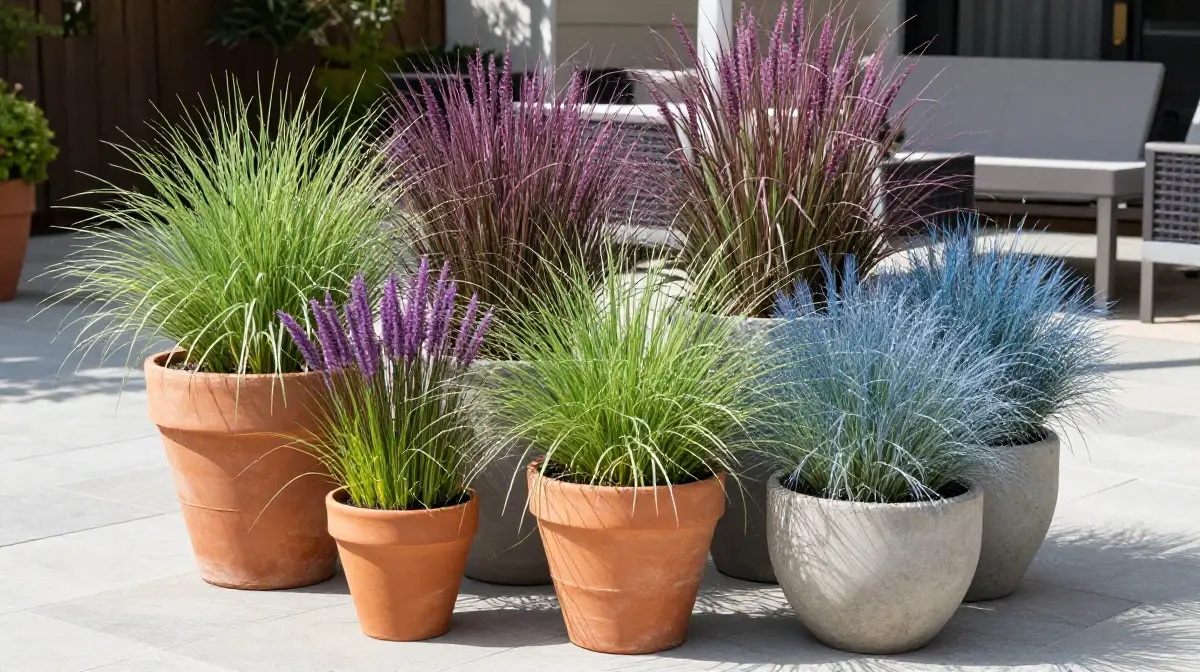 Use Ornamental Grasses in Containers