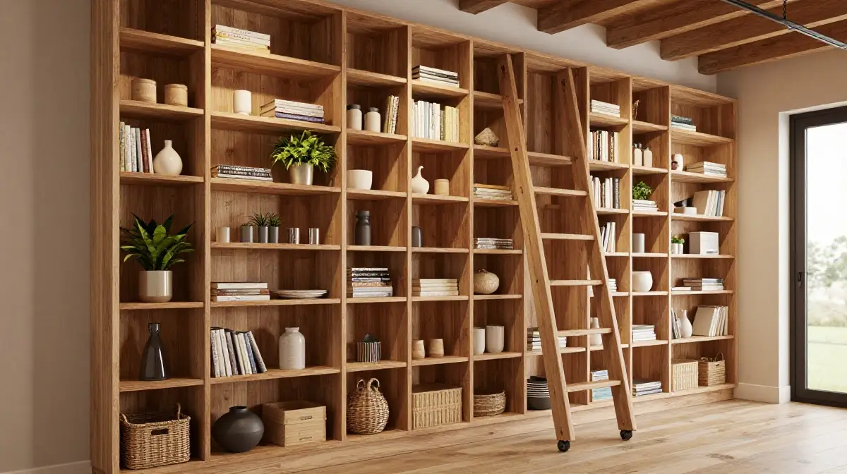 Vertical Storage Walls That Turn Walls Into Workhorses