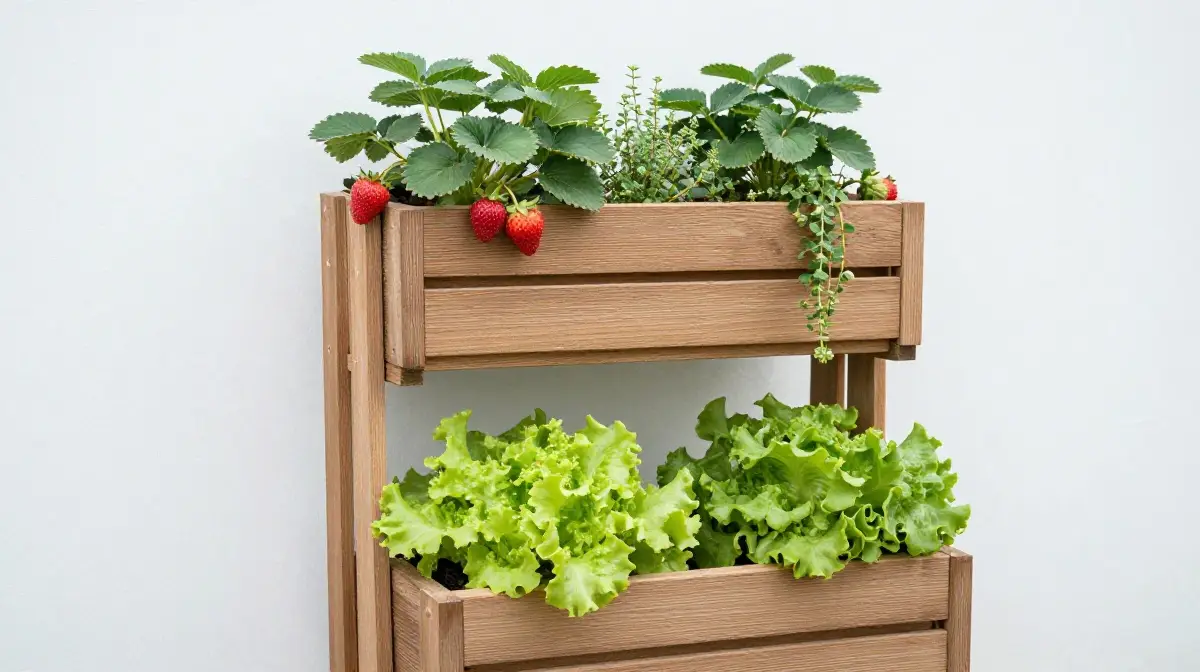 Vertical Tiered Planter Box Systems