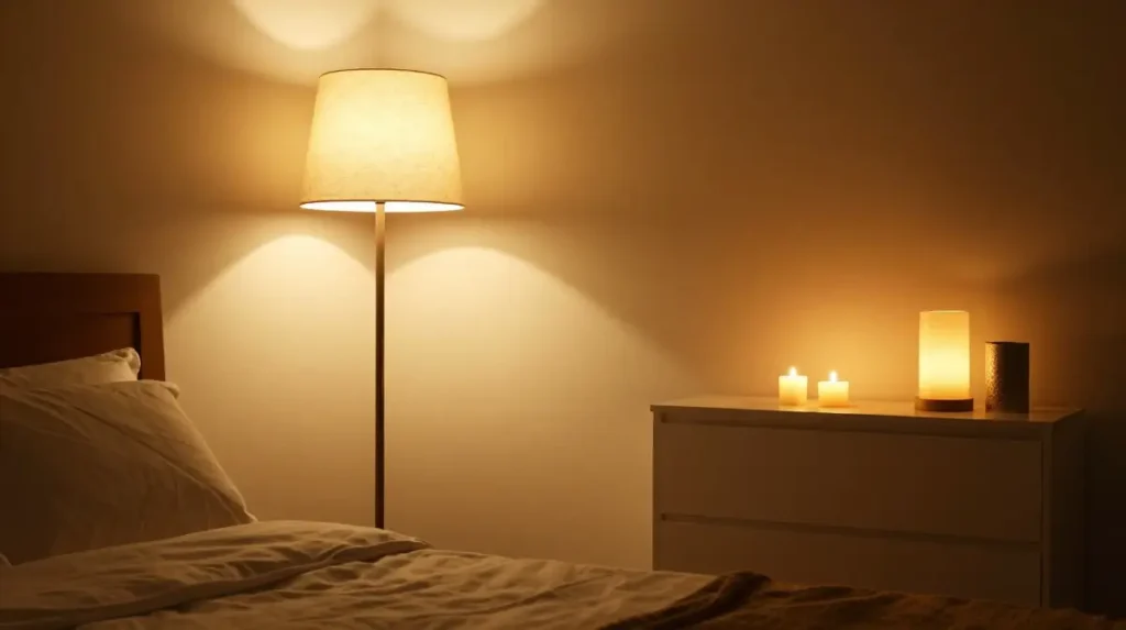 Warm Bedroom Lighting at Every Level