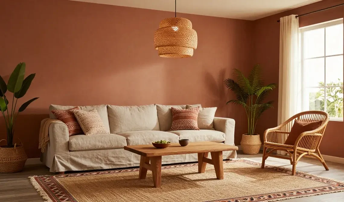 22 Afro Boho Living Room Design Ideas for Warm Interiors