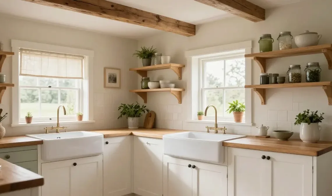 22 Farmhouse Cottage Kitchen Design Ideas for Cozy Charm