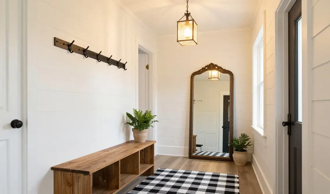 22 Farmhouse Entryway Design Ideas for Warm Welcoming Spaces