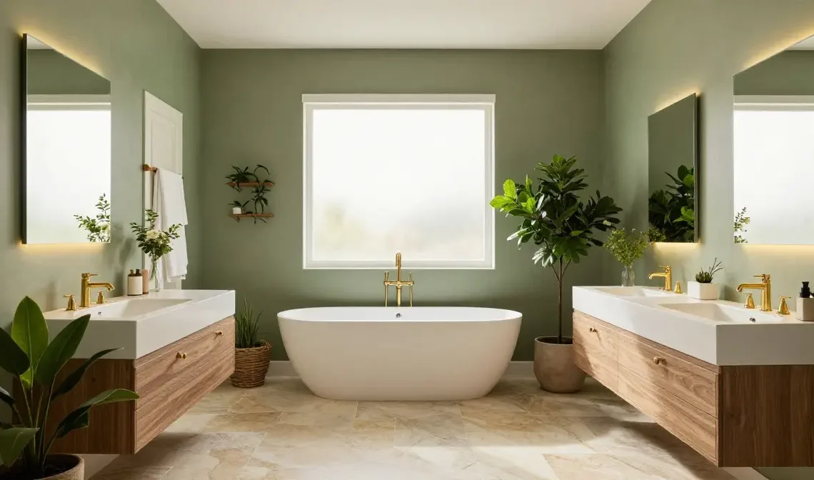 22 Green Bathroom Design Ideas for Fresh Stylish Spaces