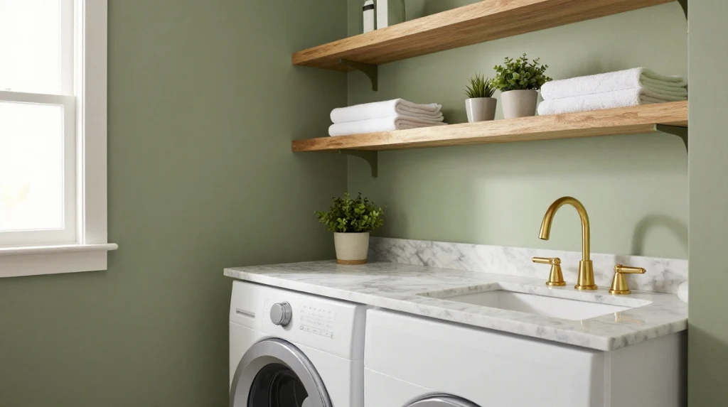 22 Green Laundry Room Design Ideas for Fresh Interiors