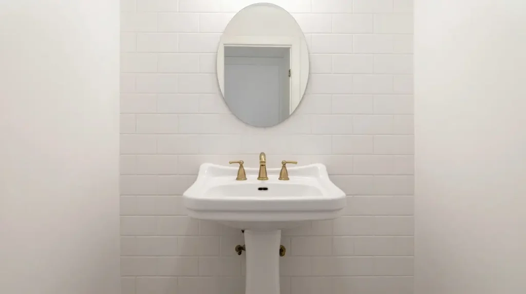 A Pedestal Sink for Classic Proportion