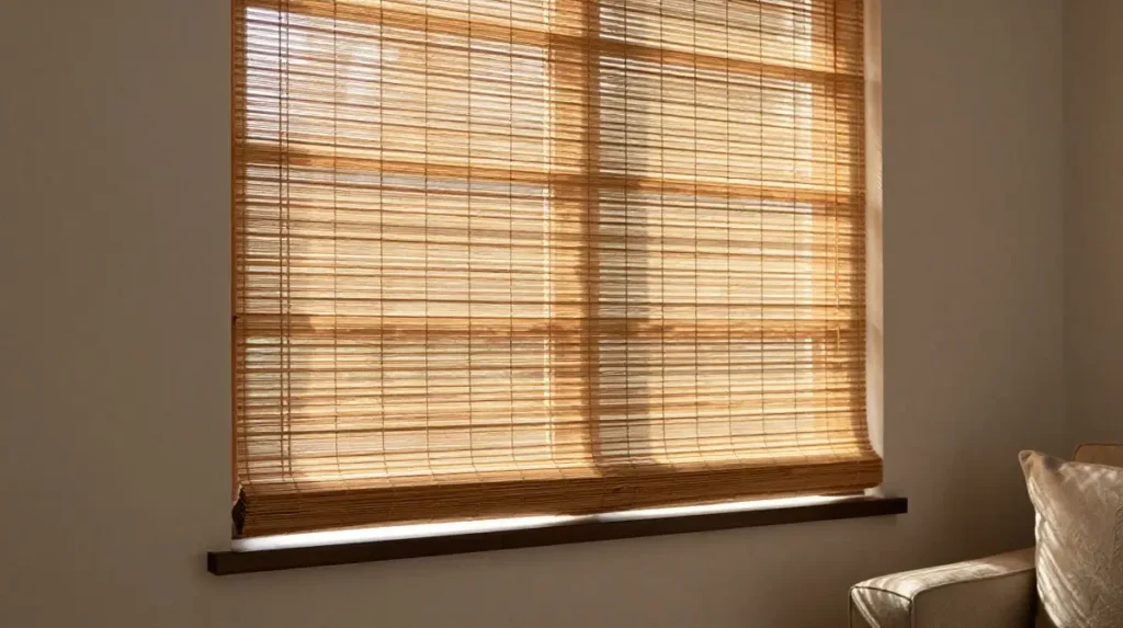 Add Bamboo Blinds for Natural Light Control