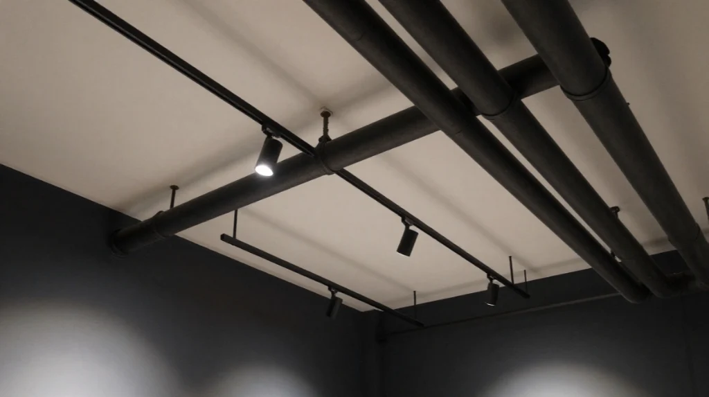 Add Exposed Pipes or Ceiling Details