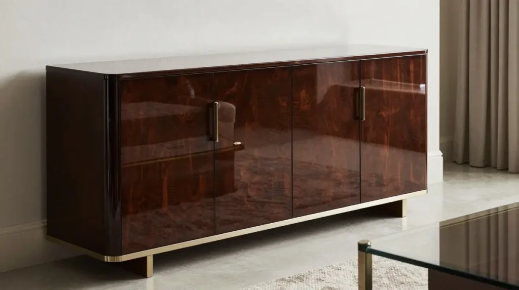 Add High Gloss or Reflective Finishes