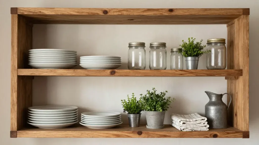 Add Open Shelving for a Curated, Collected Look