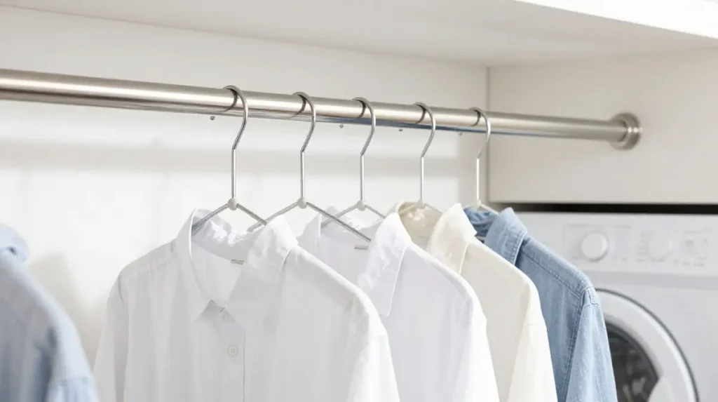 Add a Hanging Rod for Air-Drying Clothes