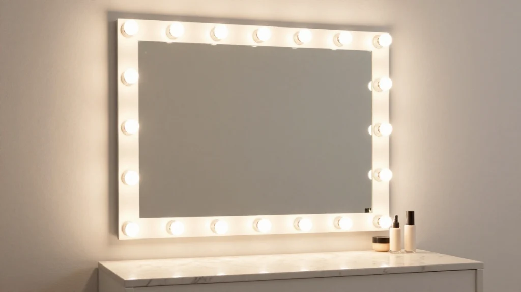 Add a Mirror with Built-In Lighting