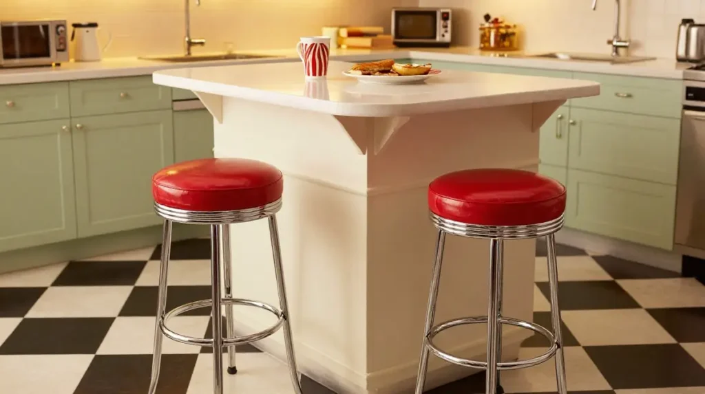 Add a Retro Bar Stool to Your Kitchen Island or Counter