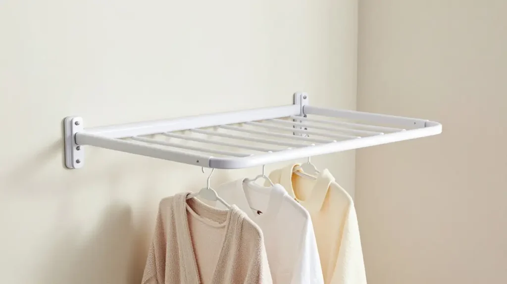 Add a Wall-Mounted Drying Rack