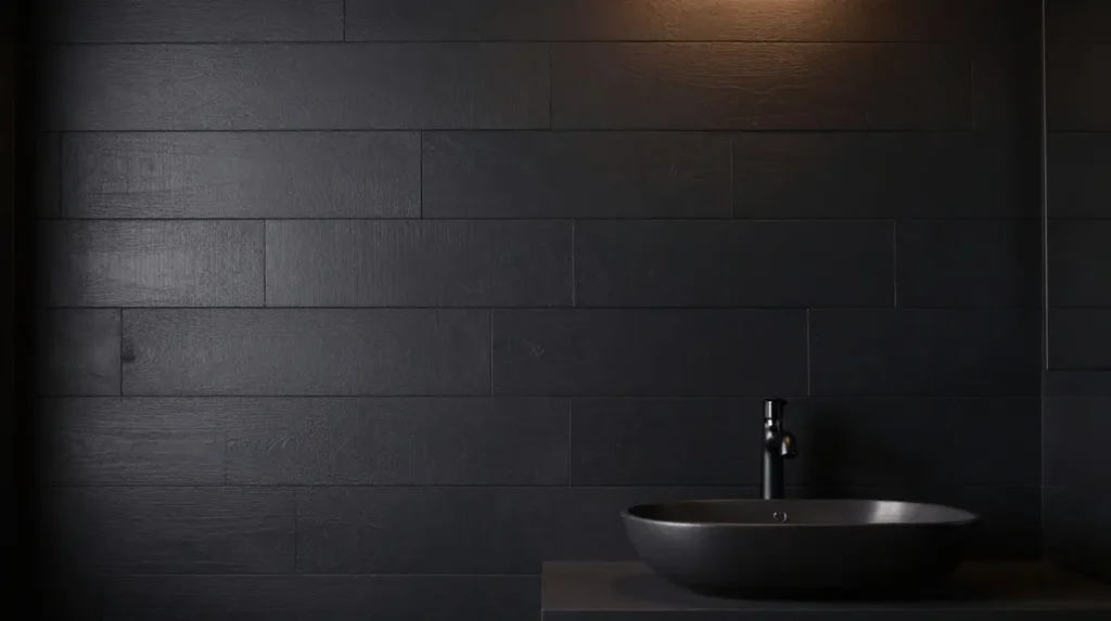 Apply Dark Paint to a Shiplap or Paneled Wall