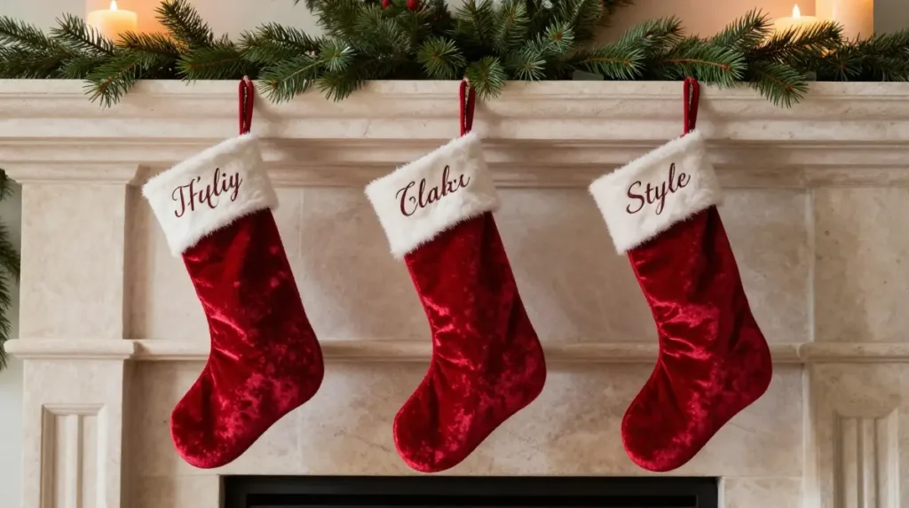 Arrange Classic Christmas Stockings With Style