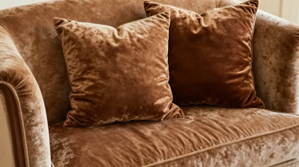 Bring in Velvet and Silk Upholstery