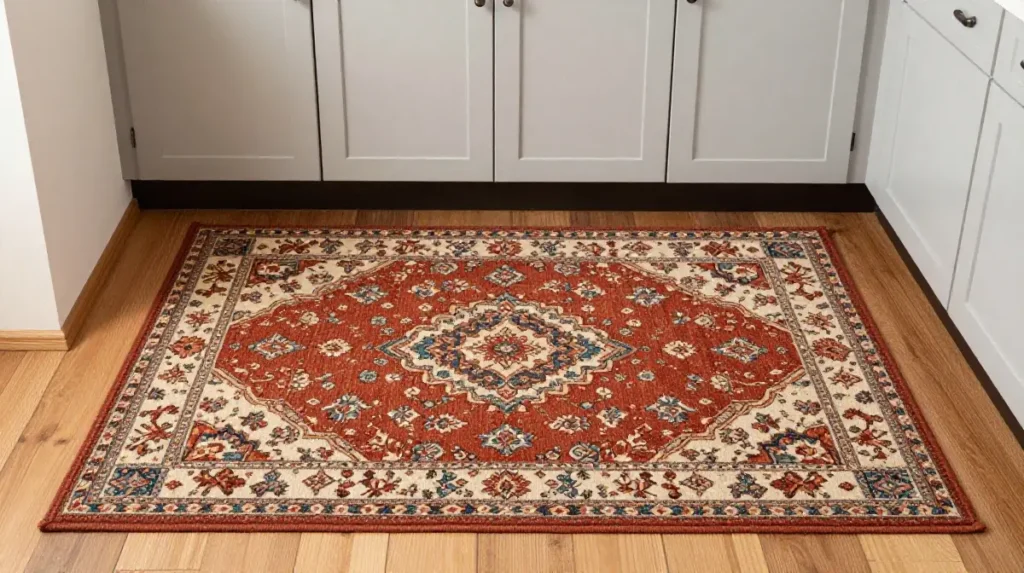 Bring in a Colorful Kitchen Rug