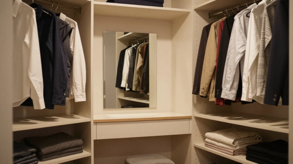 Build a Walk-In Closet Glam Corner