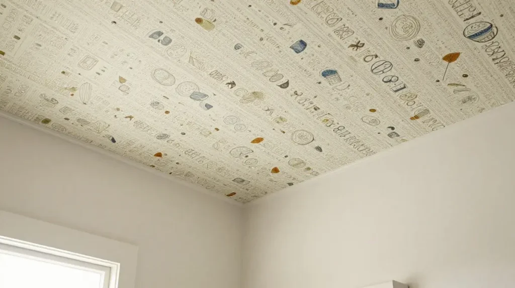 Ceiling wallpaper ideas for unexpected charm