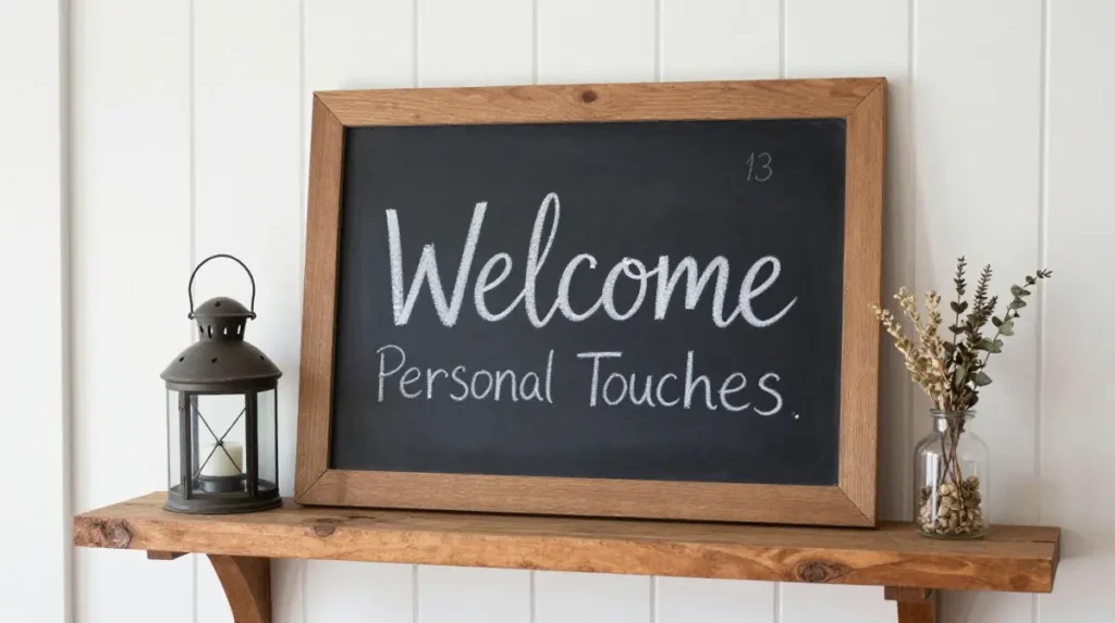 Chalkboard Sign for Personal Touches