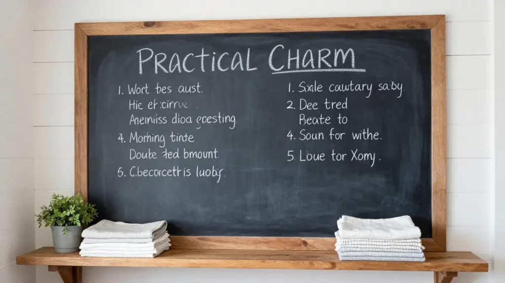 Chalkboard Wall for Practical Charm