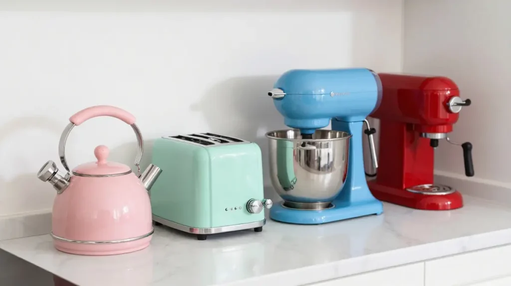 Choose Colorful Kitchen Appliances