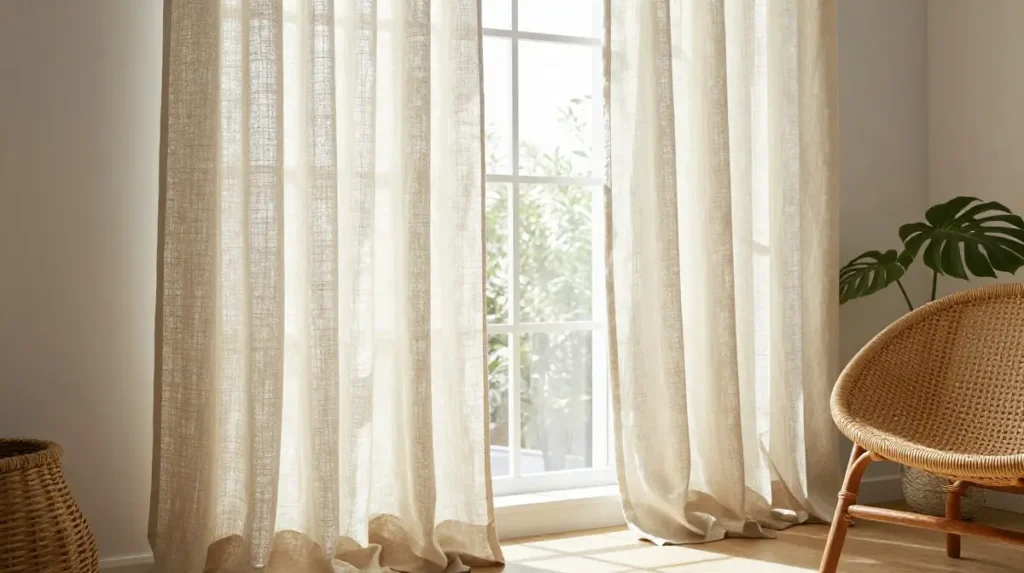 Choose Linen Curtains for a Breezy Feel