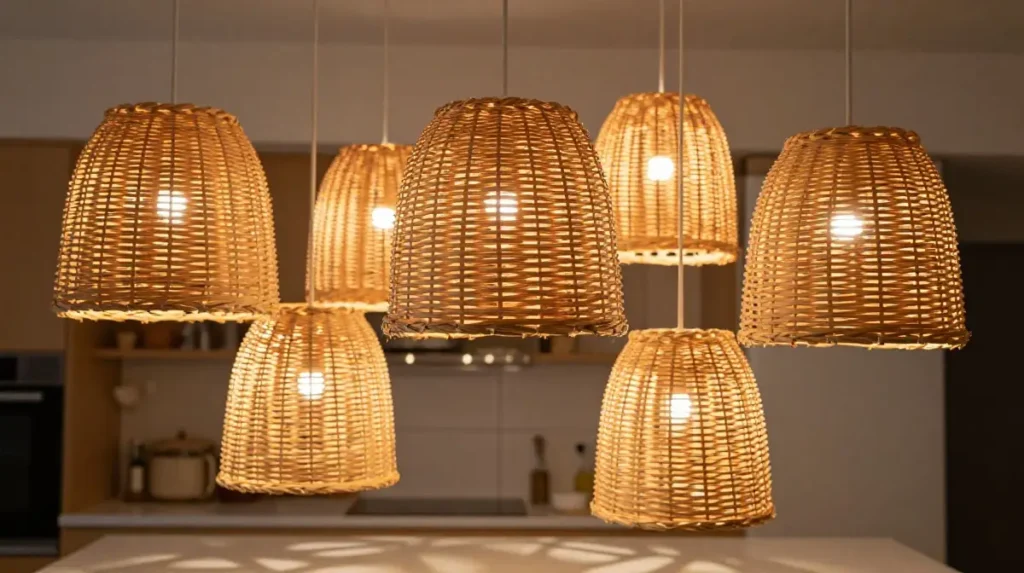 Choose Woven Pendant Lights for Ambiance
