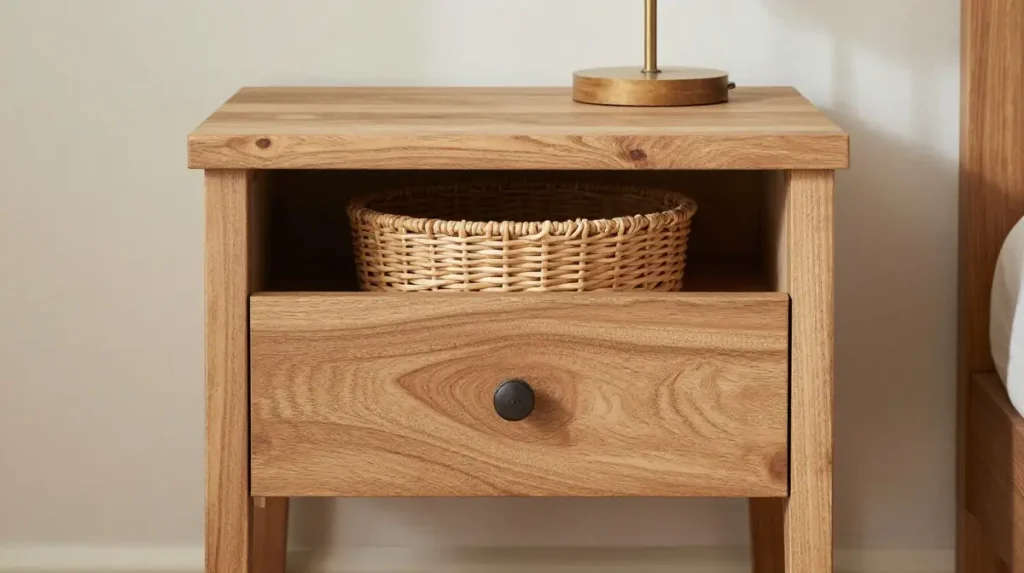 Choose a Simple, Functional Farmhouse Nightstand
